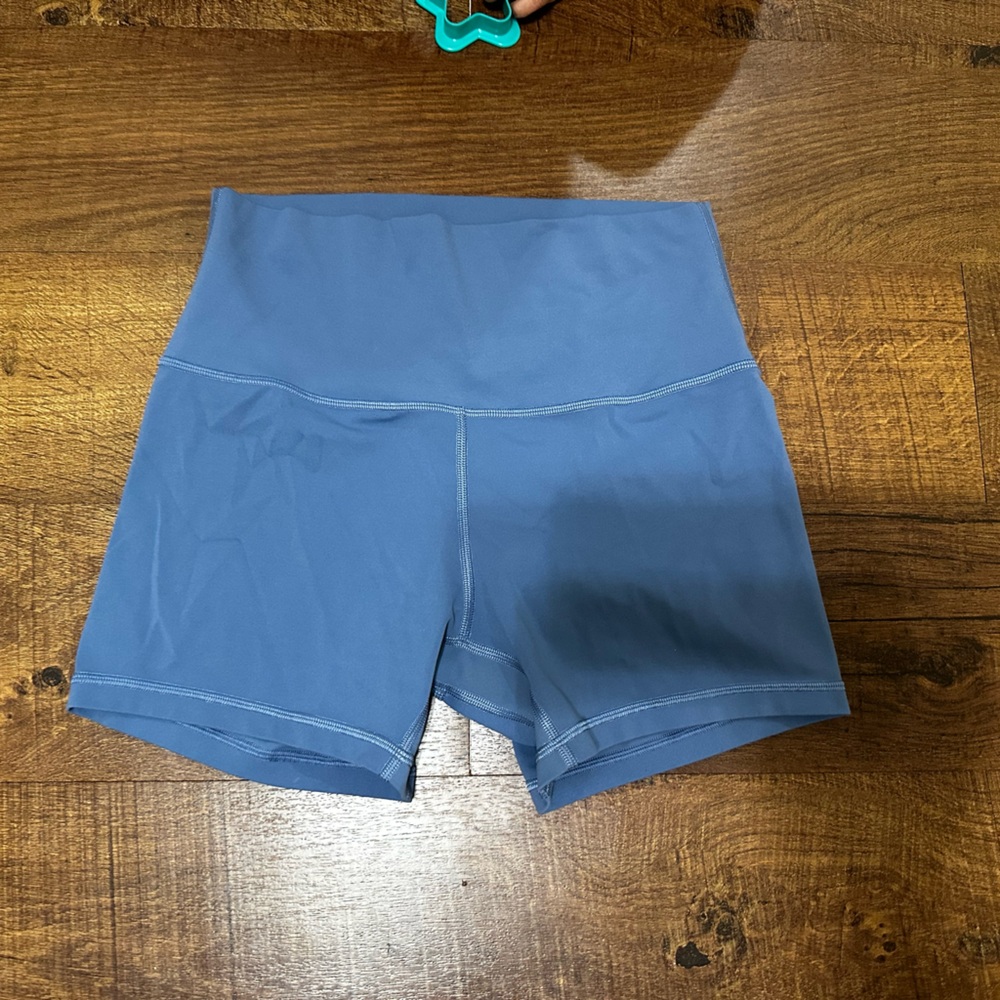 Lululemon Athletica Blue Bike Shorts